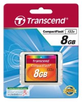 Transcend CF (Compact Flash) 8GB TS8GCF133 Flash