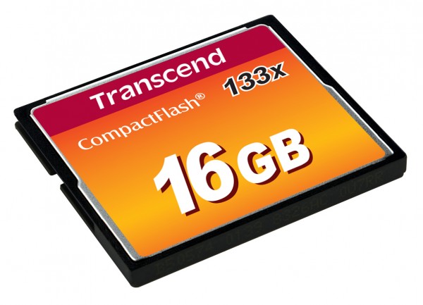 Transcend - Flash-Speicherkarte - 16 GB - 133x - CompactFlash