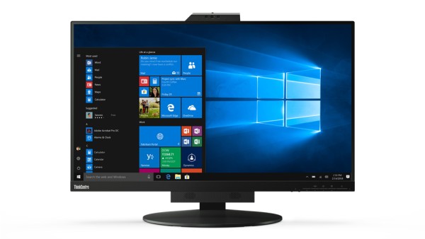 Lenovo ThinkCentre Tiny-in-One 27 - LED-Monitor - 69 cm (27") - 2560 x 1440 @ 60 Hz - 350 cd/m² - 1000:1 - 4 ms - HDMI, DisplayPort - Lautsprecher - Schwarz - für ThinkCentre neo 70t 11YU