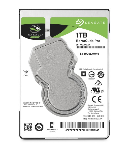 Seagate Barracuda Pro ST1000LM049 - Festplatte - 1 TB - intern - SATA 6Gb/s - 7200 rpm - Puffer: 128 MB