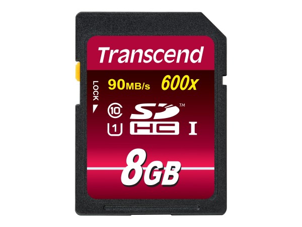 Transcend Ultimate Flash-Speicherkarte 8GB TS8GSDHC10U1