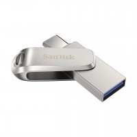 SanDisk Ultra Dual Drive Luxe - USB-Flash-Laufwerk - 128 GB - USB 3.2 Gen 1 / USB-C - Gold