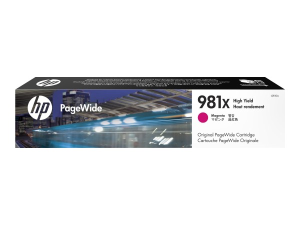 HP 981X - 116 ml - Hohe Ergiebigkeit - Magenta - Original - PageWide - Tintenpatrone - für PageWide Enterprise Color MFP 586; PageWide Managed Color E55650