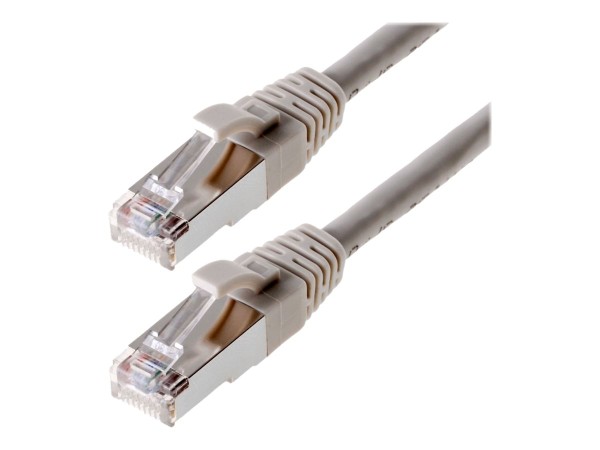 Helos - Patch-Kabel - RJ-45 (M) zu RJ-45 (M) - 3 m - SF/UTP - CAT 5e - Grau