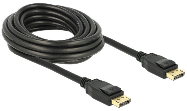 DeLOCK - DisplayPort-Kabel - DisplayPort (M) bis DisplayPort (M) - 5 m - eingerastet - Schwarz