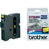Brother Schriftband TX-641 18 mm 15 m schwarz auf gelb laminiert
