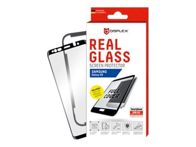 DISPLEX Real Glass - Bildschirmschutz für Handy - 3D - Glas - Rahmenfarbe schwarz - für Apple iPhone 11