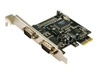 Logilink PCI Express Interface Card Serial 2x - Se rieller Adapter - PCI Express x1 PC0031