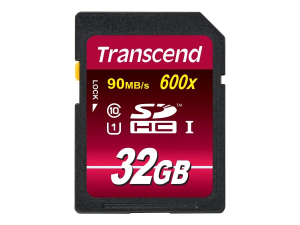 Transcend SD (Secure Digital) 32GB TS32GSDHC10U1 SDHC UHS-I Memory Card Class 10 SDHC UHS-I