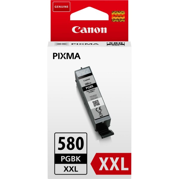 Canon PGI-580PGBK XXL - 25.7 ml - Größe XXL - Schwarz - Original - Tintenbehälter - für PIXMA TS6251, TS6350, TS6351, TS8251, TS8252, TS8350, TS8351, TS8352, TS9550, TS9551