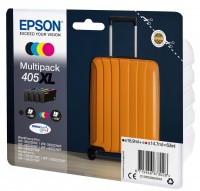 Epson Tinte Multipack C13T05H64010 405XL BK/C/M/Y je 1.100 Seiten Große Füllmenge 4 Stück