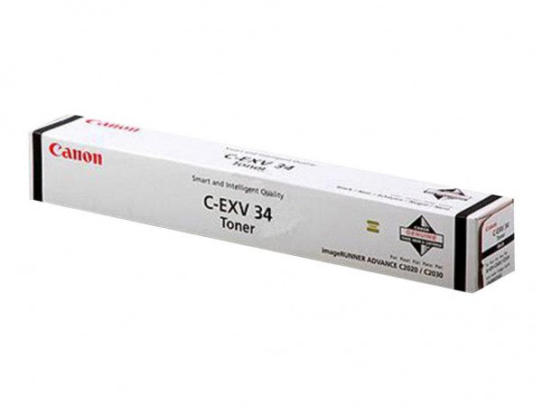 Canon C-EXV 34 - Schwarz - Original - Tonerpatrone - für imageRUNNER ADVANCE C2020i, C2020L, C2025i, C2030i, C2030L, C2220i, C2220L, C2225i, C2230i