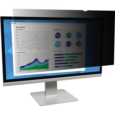 3M Blickschutzfilter für 23" Breitbild-Monitor - Blickschutzfilter für Bildschirme - 58,5 cm Breitbild (23" Breitbild) - Schwarz
