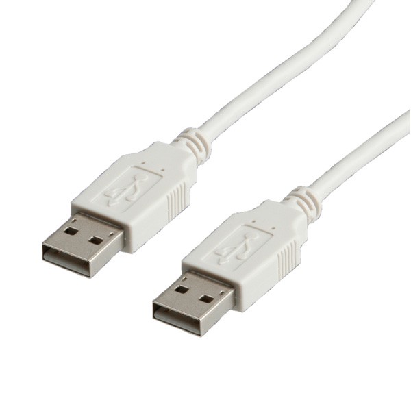 VALUE - USB-Kabel - USB (M) zu USB (M) - USB 2.0 - 3 m - geformt - weiß