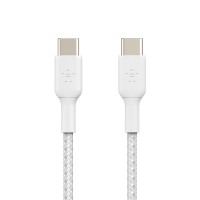 Belkin BOOST CHARGE - USB-Kabel - 24 pin USB-C (M) zu 24 pin USB-C (M) - 1 m - weiß