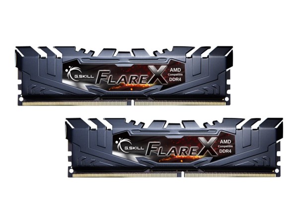 G.Skill Flare X series - AMD Edition - DDR4 16 GB: 2 x 8 GB - DIMM 288-PIN - F4-3200C16D-16GFX