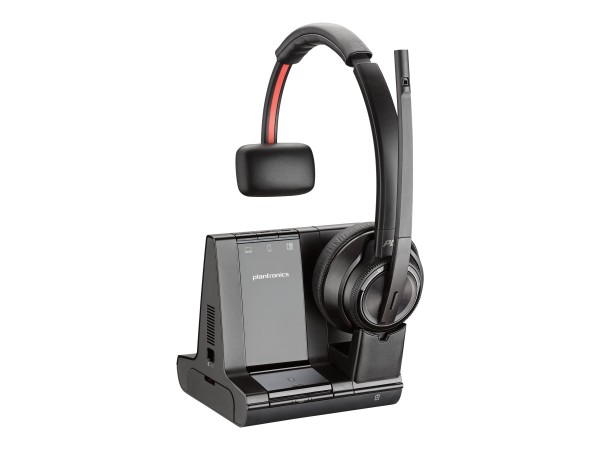 Poly Savi 8200 Series W8210-M - Microsoft - Headset - On-Ear - DECT / Bluetooth - kabellos - aktive Rauschunterdrückung - Zertifiziert für Microsoft Teams