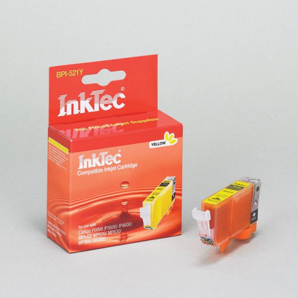 InkTec Tinte kompatibel zu Canon 2936B001 gelb CLI-521 Y 11,5 ml Dye based 1 Stück
