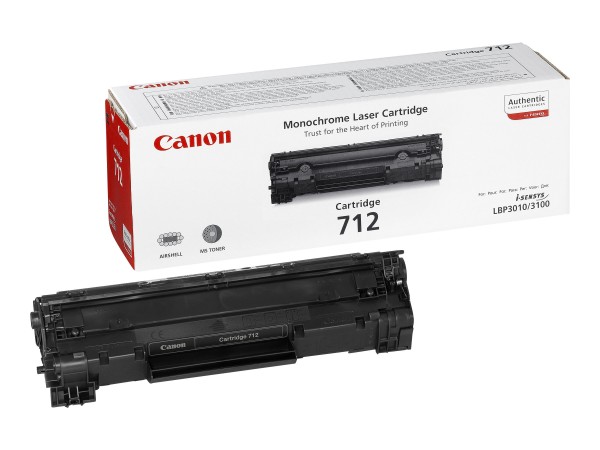 Canon 712 - Schwarz - Original - Tonerpatrone - für i-SENSYS LBP3010, LBP3100