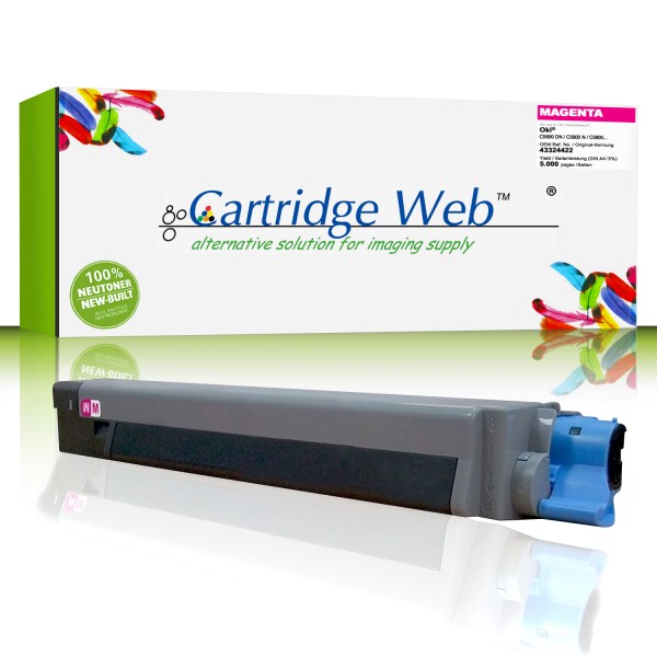 CartridgeWeb Toner kompatibel zu Oki 43324422 magenta 5.000 Seiten