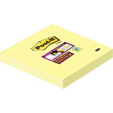 Post-it Haftnotiz Super Sticky 65412SY 76x76mm 90Blatt gelb