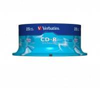 Verbatim CD-R 700MB/80 Min 52x 25er Spindel 43432 extra protection DataLife