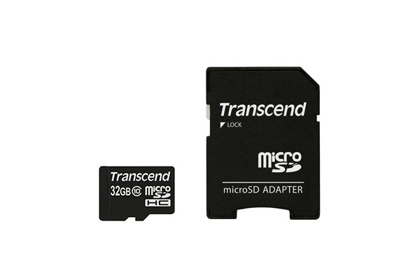 Transcend Flash-Speicherkarte ( microSDHC/SD-Adapt er inbegriffen ) TS32GUSDHC10 - 32 GB - Class 10