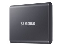 Samsung T7 MU-PC2T0T - SSD - verschlüsselt - 2 TB - extern (tragbar) - USB 3.2 Gen 2 (USB-C Steckverbinder) - 256-Bit-AES - Titan Gray