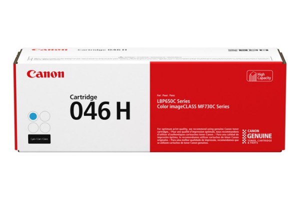 Canon 046 H - Mit hoher Kapazität - Cyan - Original - Tonerpatrone - für ImageCLASS LBP654, MF731, MF733, MF735; i-SENSYS LBP653, LBP654, MF732, MF734, MF735