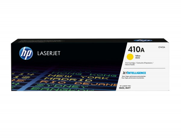 HP 410A - Gelb - Original - LaserJet - Tonerpatrone (CF412A) - für Color LaserJet Pro M452, MFP M377, MFP M477
