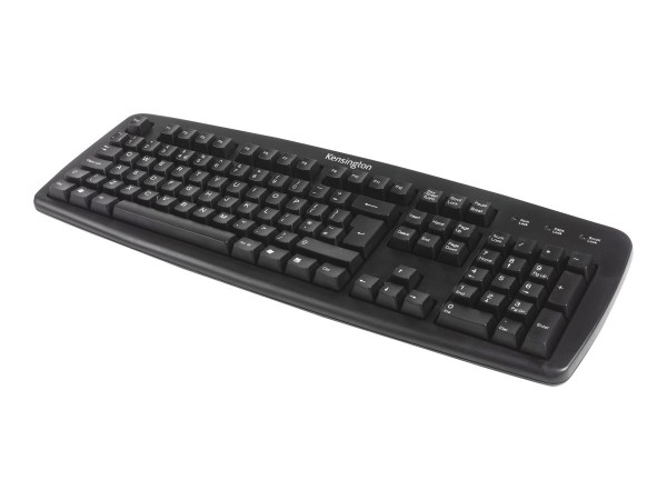 Kensington Tastatur ValuKeyboard Verkabelt Deutsch 1500109DE Schwarz