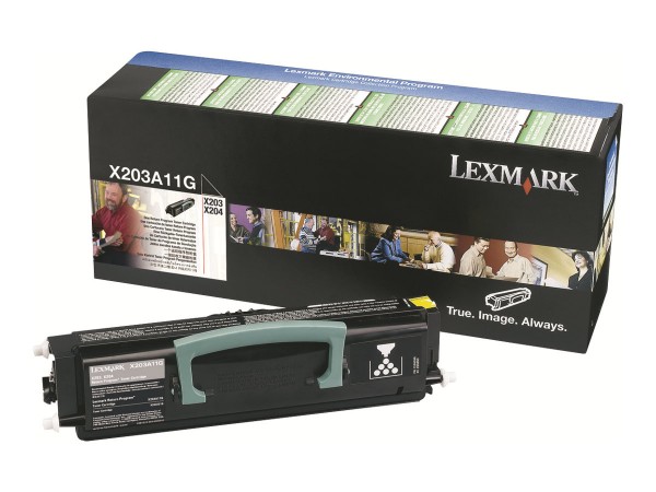 Lexmark Toner X203A11G schwarz 2.500 Seiten return program 1 Stück