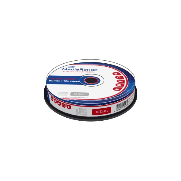 MediaRange - 25 x CD-RW - 700 MB (80 Min) 12x - Brick