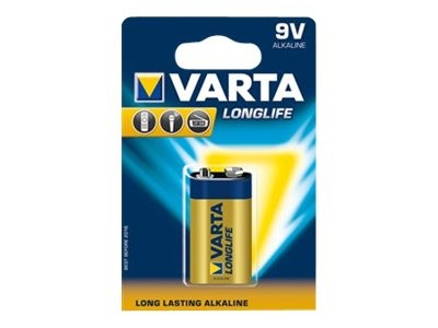 Varta Longlife Extra E-Block - Batterie 1x 9V Bloc k 04122101411