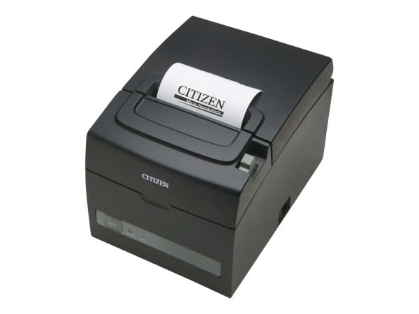 Citizen CT-S310II - Belegdrucker - zweifarbig (monochrom) - Thermozeile - 8 cm Rolle, Rolle (5,8 cm) - 203 dpi - bis zu 160 mm/Sek. - USB, LAN - Schneider - Schwarz