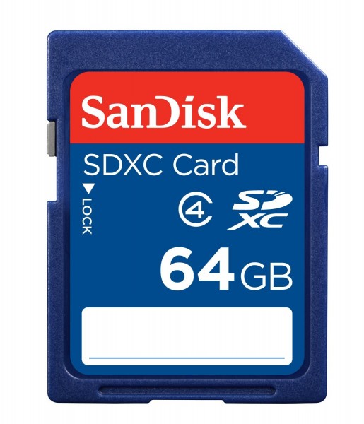 SanDisk - Flash-Speicherkarte - 64 GB - Class 4 - SDXC