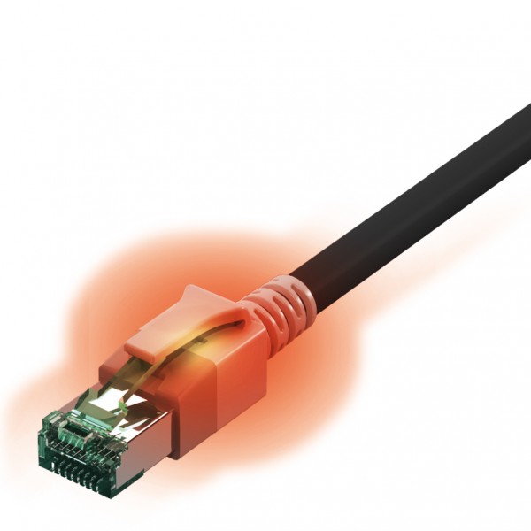 Easy Lan 442628,3 3 m Schwarz