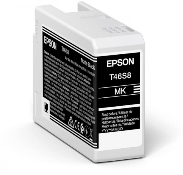 Epson T46S8 - 25 ml - mattschwarz - original - Tintenpatrone - für SureColor P706, SC-P700, SC-P700 Mirage Bundling