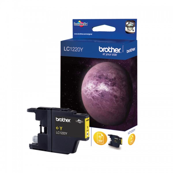 Brother LC1220Y - Gelb - Original - Tintenpatrone - für Brother DCP-J525, DCP-J725, DCP-J925, MFC-J430, MFC-J625, MFC-J825; MyMio MFC-J825
