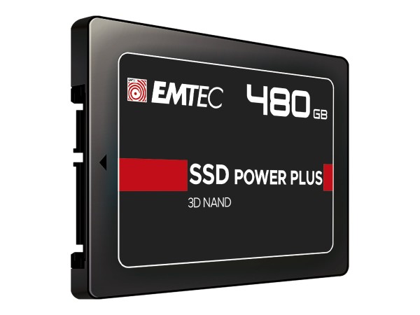 EMTEC X150 Power Plus 3D NAND - 480 GB SSD - intern - 2.5" (6.4 cm) - SATA 6Gb/s