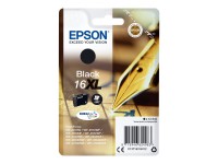 Epson Tinte C13T16314012 16XL Schwarz 500 Seiten 12,9 ml Große Füllmenge 1 Stück