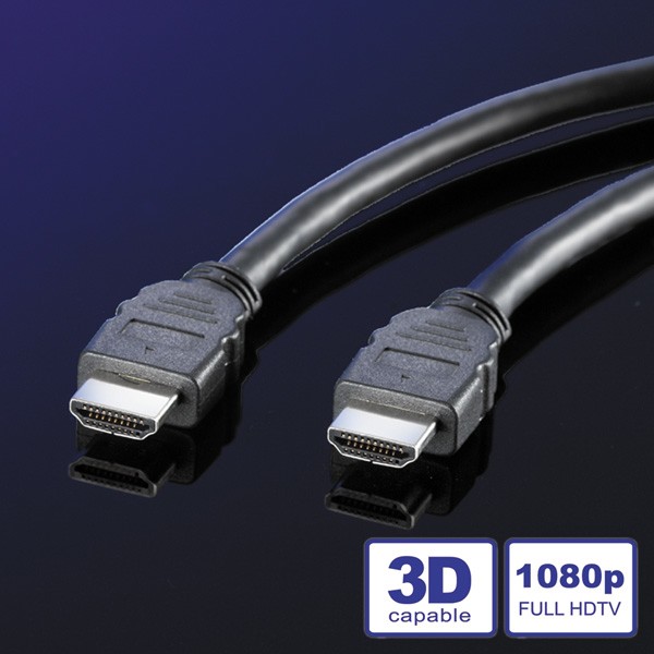 Secomp VALUE - High Speed - HDMI-Kabel - HDMI männlich zu HDMI männlich - 1 m - abgeschirmt - Schwarz