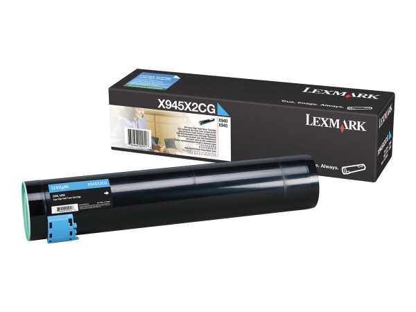 Lexmark - Hohe Ergiebigkeit - Cyan - Original - Tonerpatrone LCCP - für Lexmark X940e, X940e Page Plus Solution, X945e, X945e Page Plus Solution