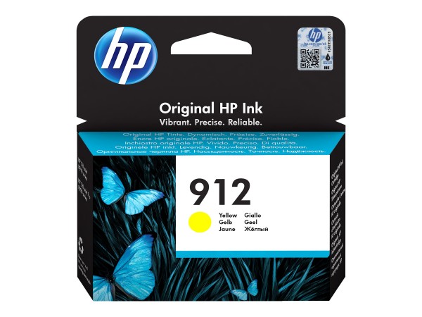 HP Tinte 3YL79AE#BGX 912 Gelb 315 Seiten 2,93 ml pigmentiert 1 Stück