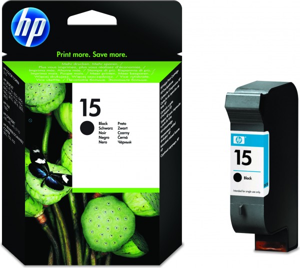 HP Tinte C6615DE 15 schwarz 500 Seiten 25 ml 1 Stück