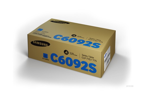 Samsung CLT-C6092S - Cyan - Original - Tonerpatrone (SU082A) - für Samsung CLP-770ND, CLP-770NDK, CLP-770NDKG, CLP-775N, CLP-775ND