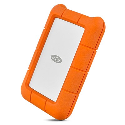 LaCie Rugged USB-C - Festplatte - 2 TB - extern (tragbar) - USB 3.1 Gen 1 (USB-C Steckverbinder)