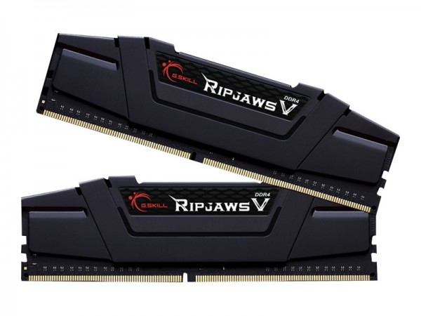 G.Skill Ripjaws V - DDR4 - kit - 32 GB: 2 x 16 GB - DIMM 288-PIN - 3200 MHz / PC4-25600 - CL16 - 1.35 V - ungepuffert - non-ECC - Classic Black