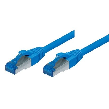 Tecline Patch-Kabel RJ-45 (M) RJ-45 (M) 74103B SFTP-Kabel CAT 6a 3 m Blau