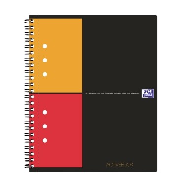 Oxford Collegeblock Activebook 100102880 DIN A5+ kariert 80Bl.